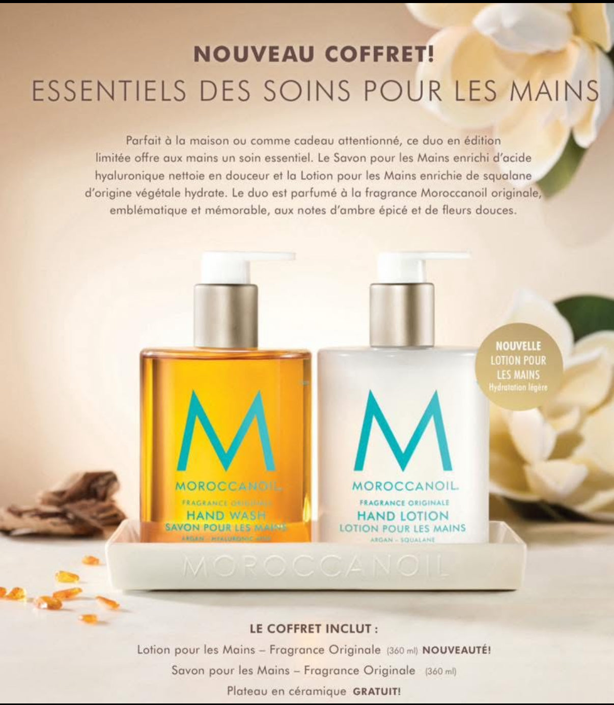 DUO LOTION & SAVON POUR LES MAINS Moroccanoil