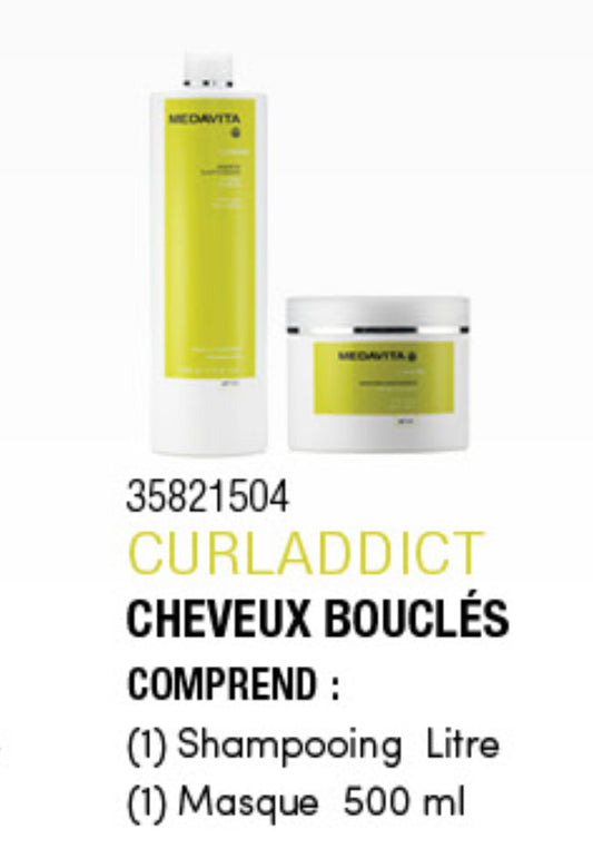 MEDAVITA CurlAddict Duo Masque et Shampoing