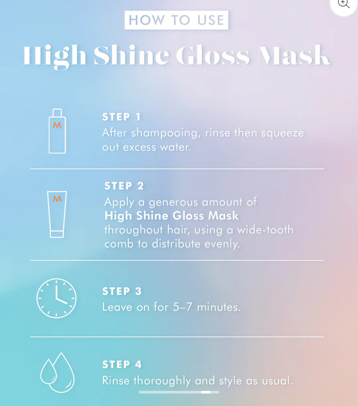 Masque gloss ultra-brillant