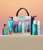 Moroccanoil kit voyage + pochette + bonus 1 format voyage supplémentaire cadeau