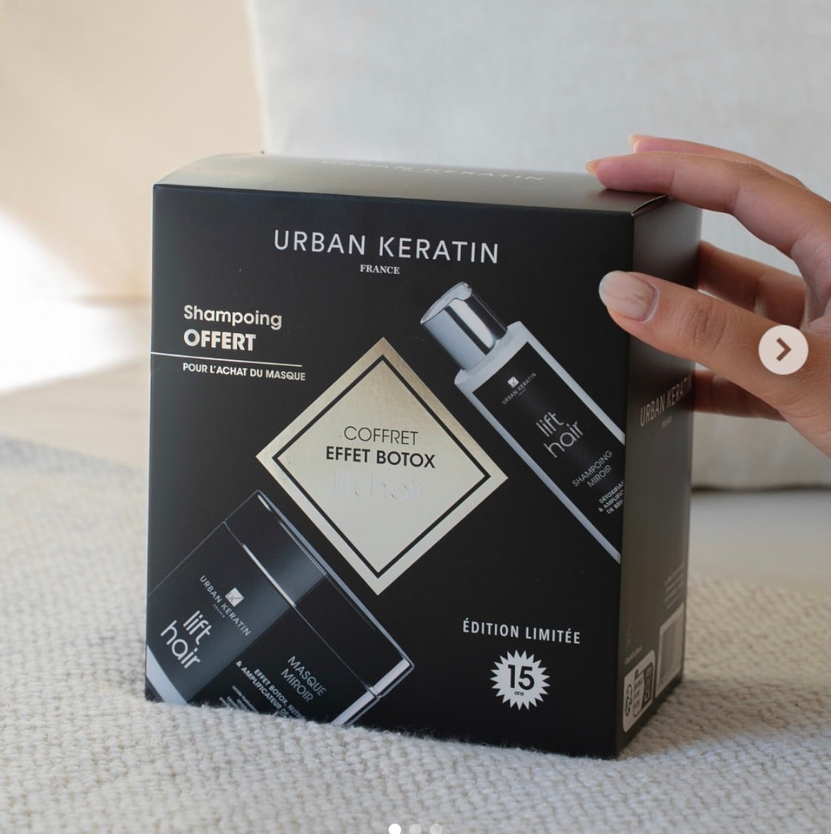 Coffret Masque botox + Shampoing Urban Keratin