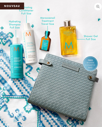 Coffret cadeau des fêtes , Hydratation , Moroccanoil