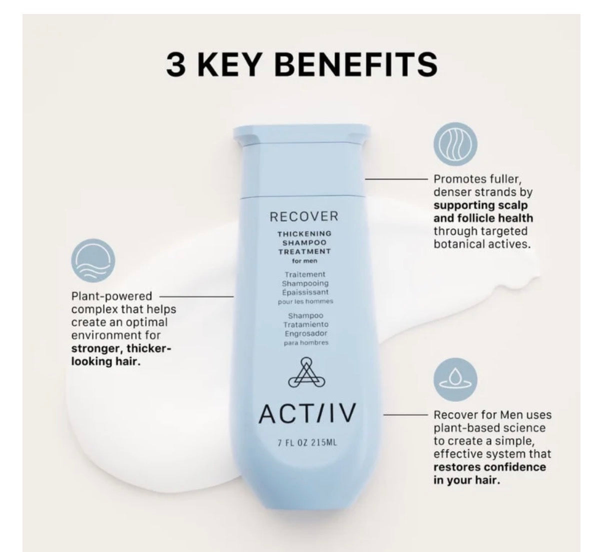 Trio Essentiel Anti-Chute pour Hommes ACTIIV Recover