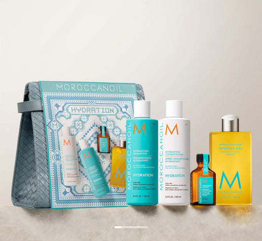 Coffret cadeau des fêtes , Hydratation , Moroccanoil