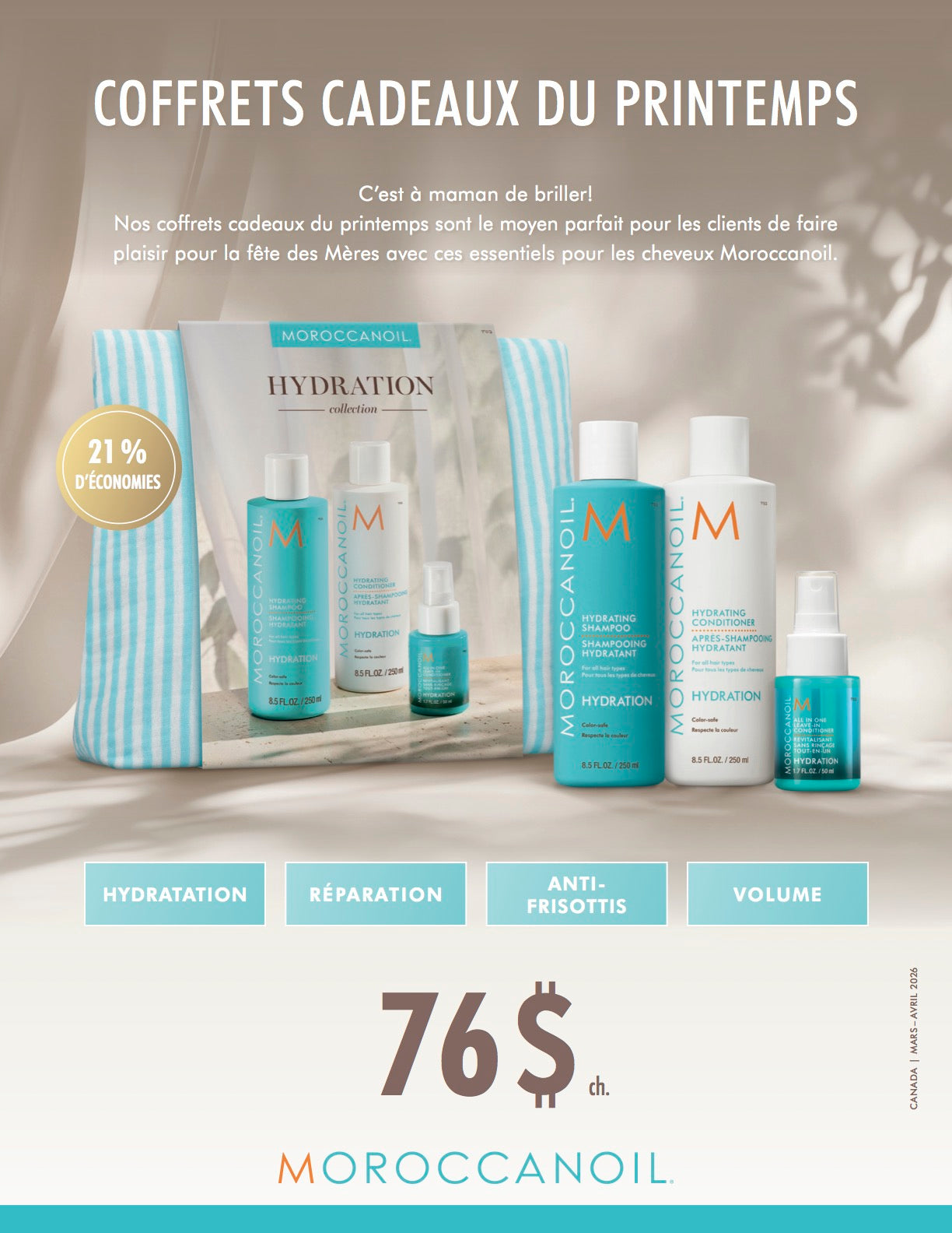MOROCCANOIL Coffret du printemps