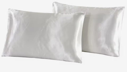 Taie d’oreiller en satin pur ( 2 taies )