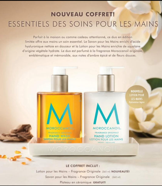 DUO LOTION & SAVON POUR LES MAINS Moroccanoil