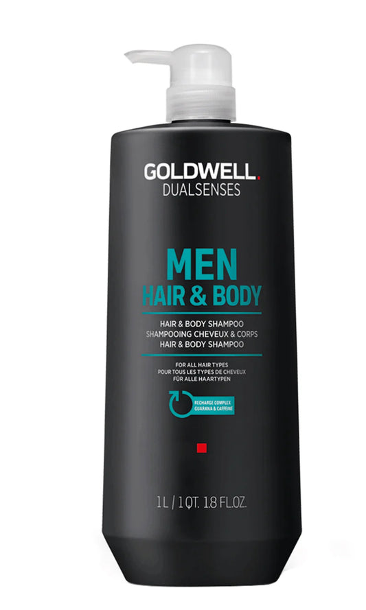 GOLDWELL DUAL SENSES MEN SHAMPOING CHEVEUX ET CORPS - 1000ml