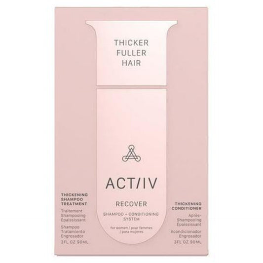 shampooing et revitalisant Recover pour femmes Actiiv 3 oz